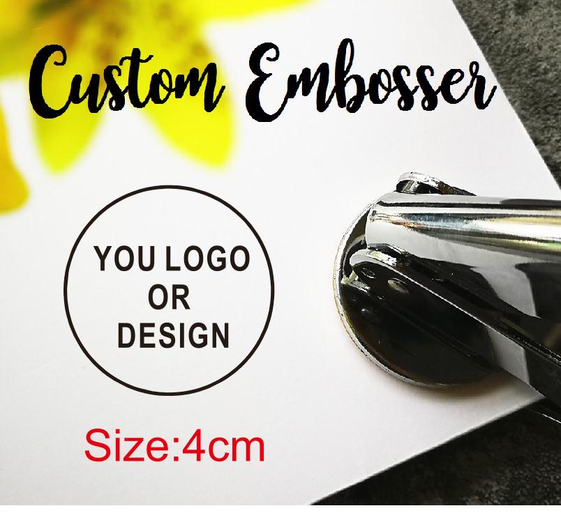 LOGO Design Custom Embossing Seals /Logo Design Notary Embossing Seals Custom Stamp Diameter less than 40mm both can do