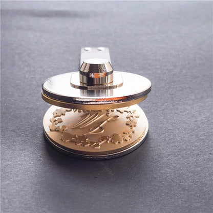 Custom LOGO for embosser stamp / double letter /Wedding Design Notary Embossing Seals Custom Stamp Diameter /custom your design