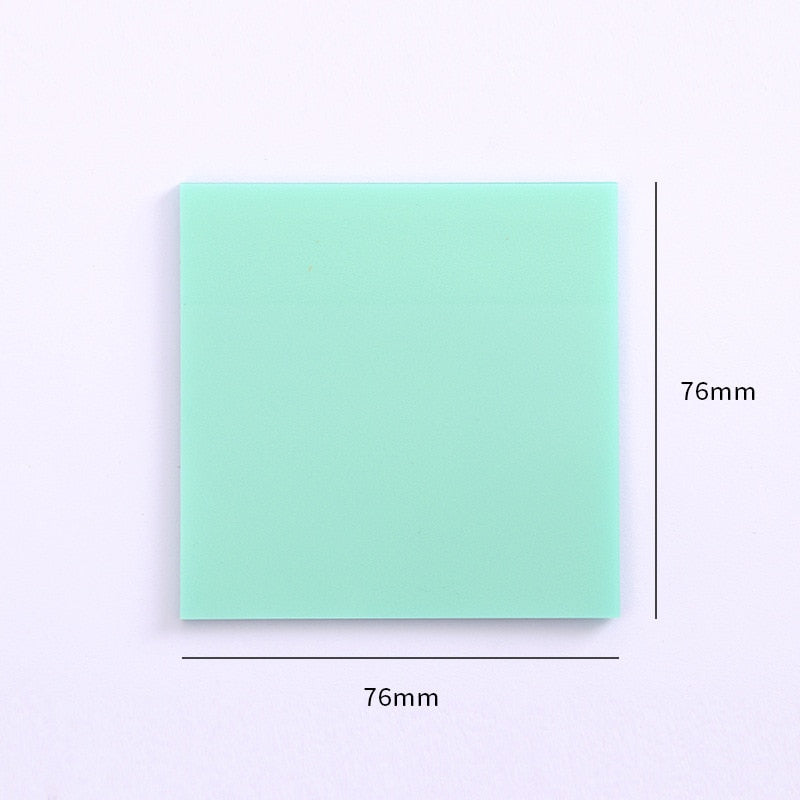50sheets Transparent Posted it Sticky Note Pads Notepads Posits Papeleria Journal  School Stationery Office Supplies