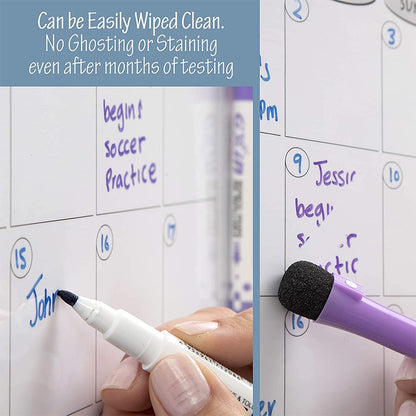 Magnetic Whiteboard Weekly Monthly Planner Calendar Sadhu Board for Note  Fridge Stickers Erasable Dry Erase Blackboard for Wall