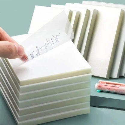 50sheets Transparent Posted it Sticky Note Pads Notepads Posits Papeleria Journal  School Stationery Office Supplies