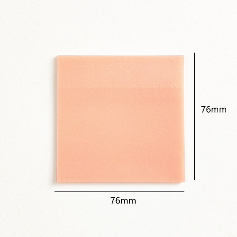 50sheets Transparent Posted it Sticky Note Pads Notepads Posits Papeleria Journal  School Stationery Office Supplies