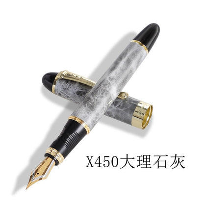 Jinhao X450 Fountain Pens Fine Nib 0.7mm Gold Clip Metal Inking Pens for Student School Office Supplies Writing Stationery